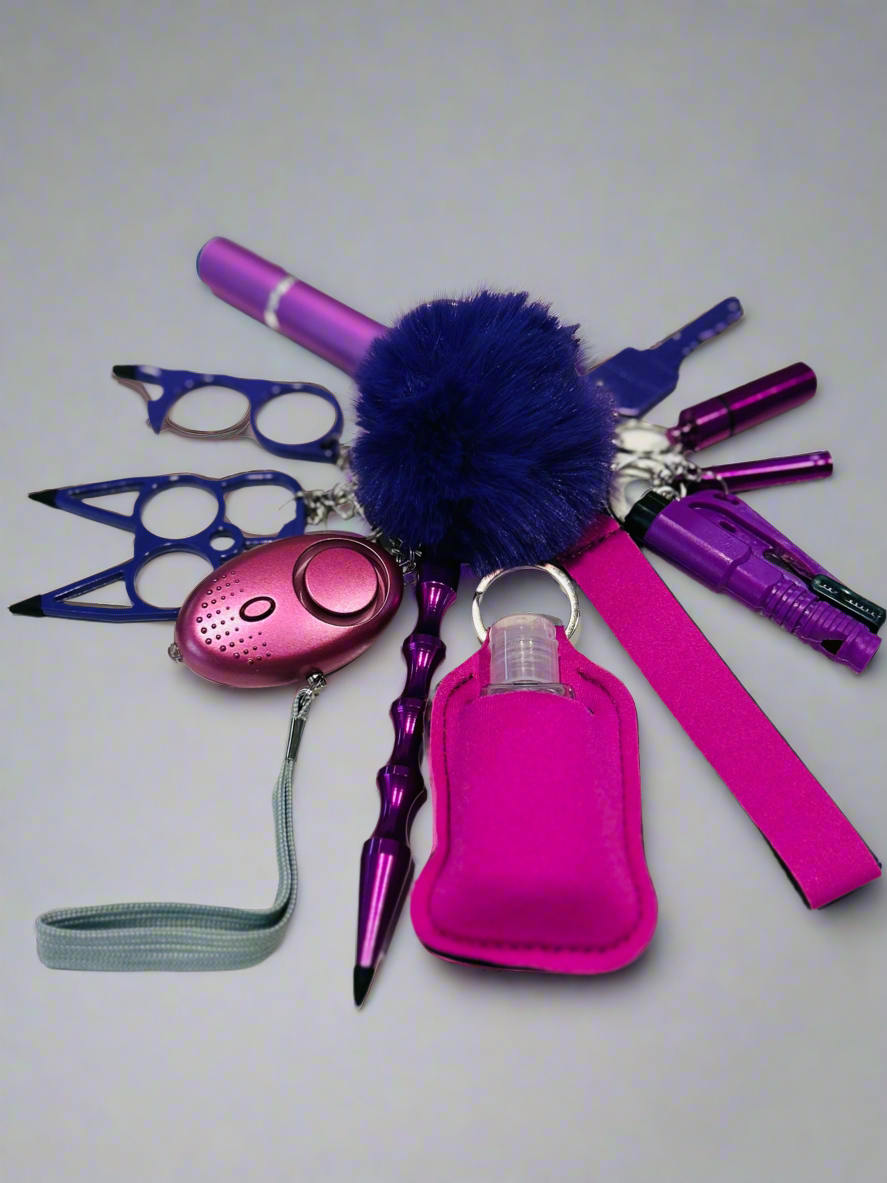 Deluxe Defense Safety Keychain Set